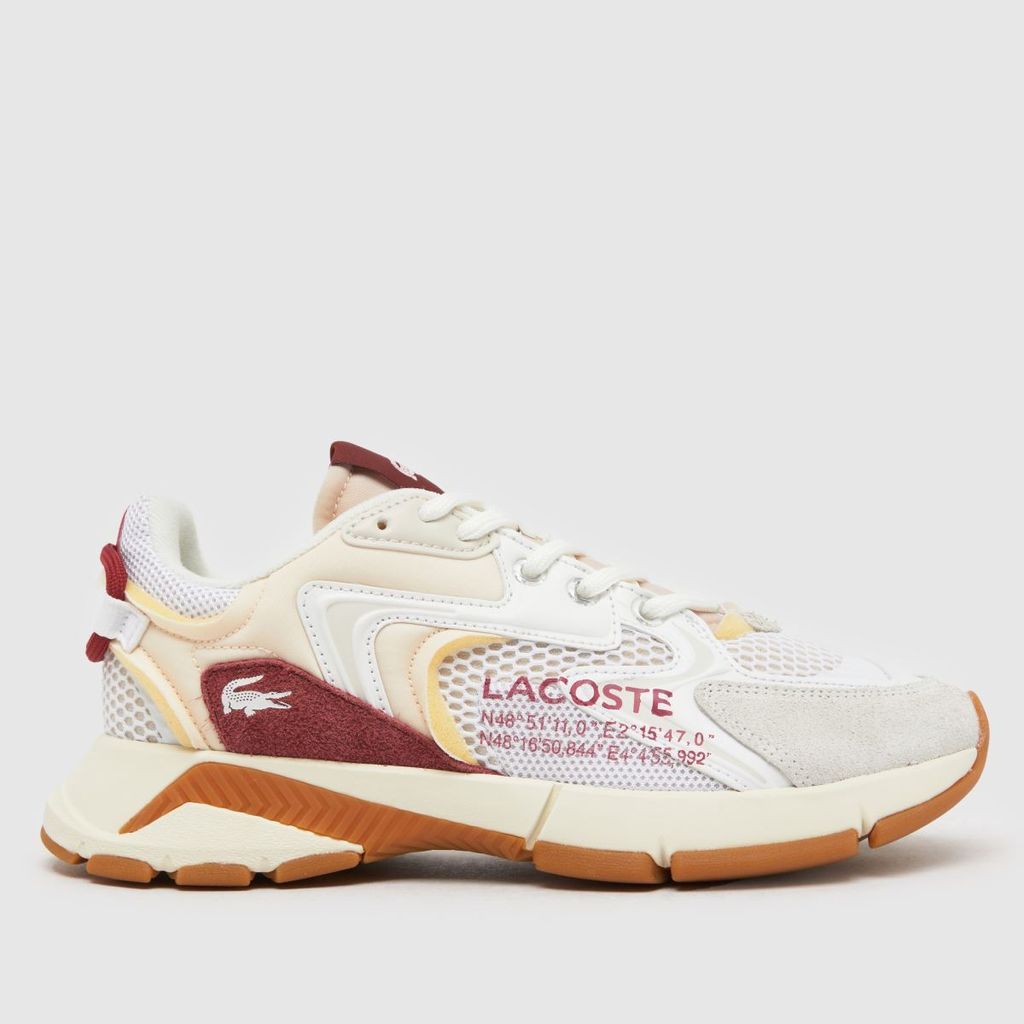 l003 neo trainers in white & red