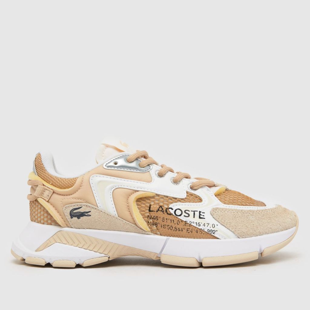 l003 neo trainers in white & beige
