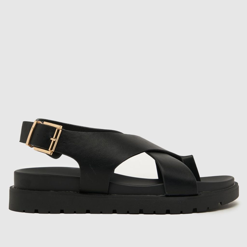 thora sandals in black