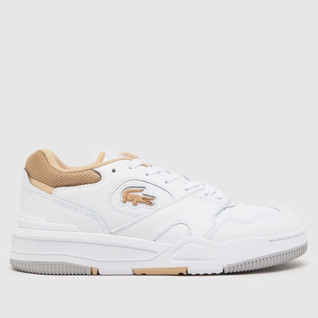 lineshot trainers in white & beige