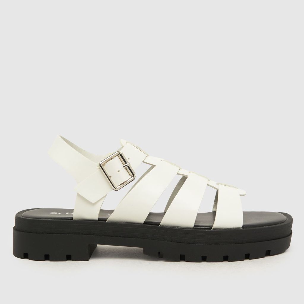 tobin chunky gladiator sandals in white