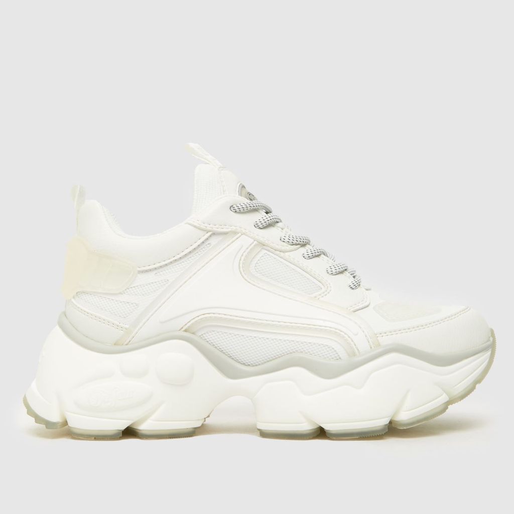 binary athena trainers in white