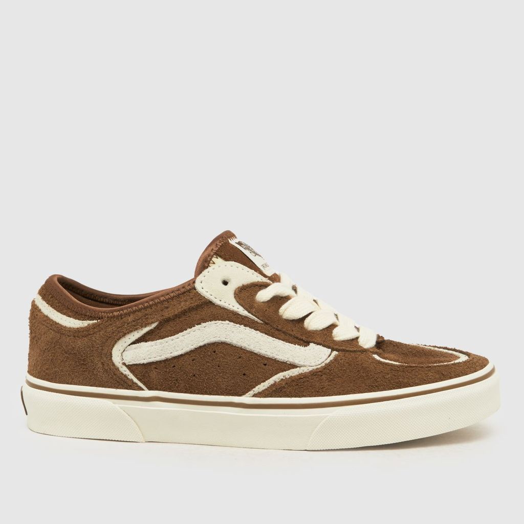 rowley classic trainers in brown & white