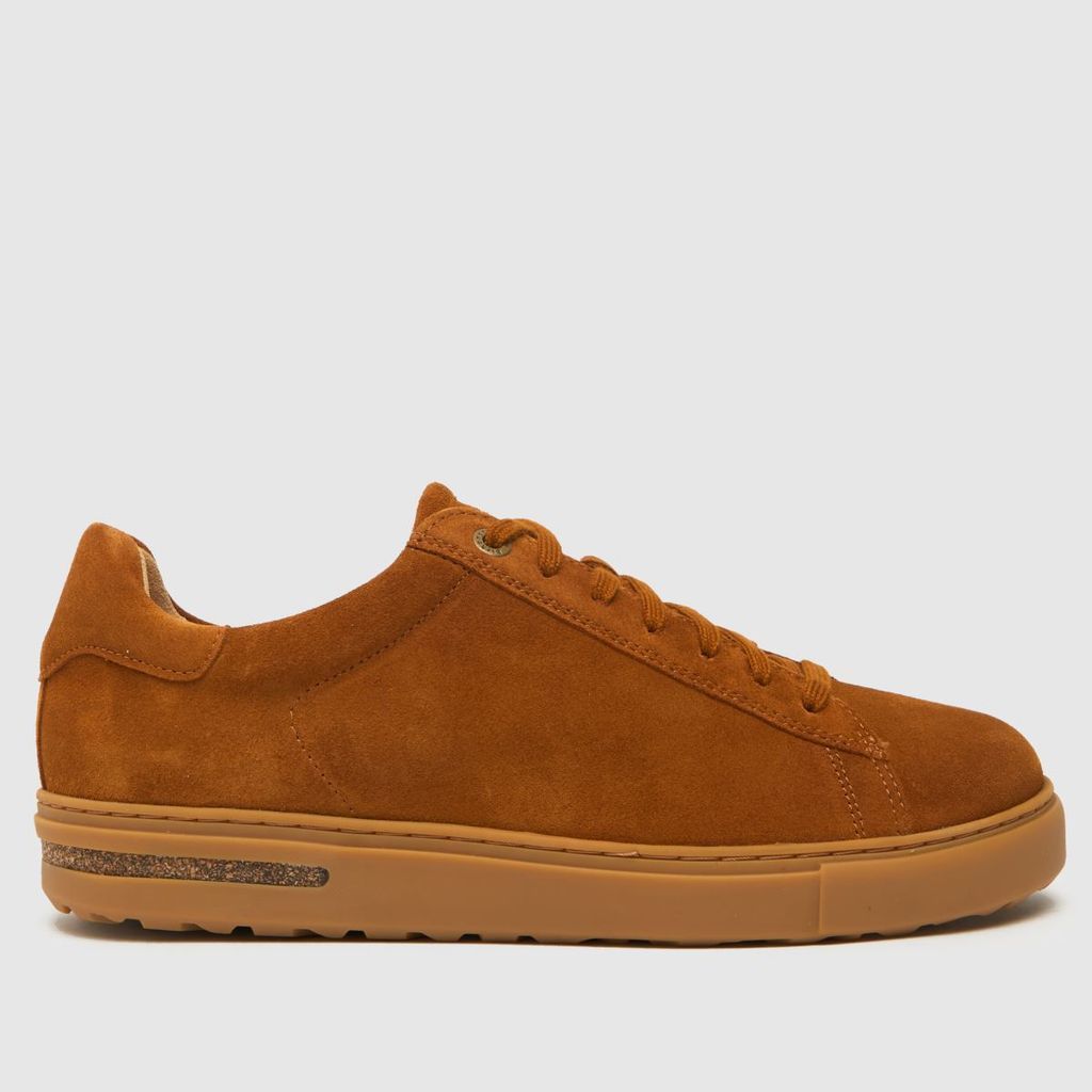 bend low trainers in tan