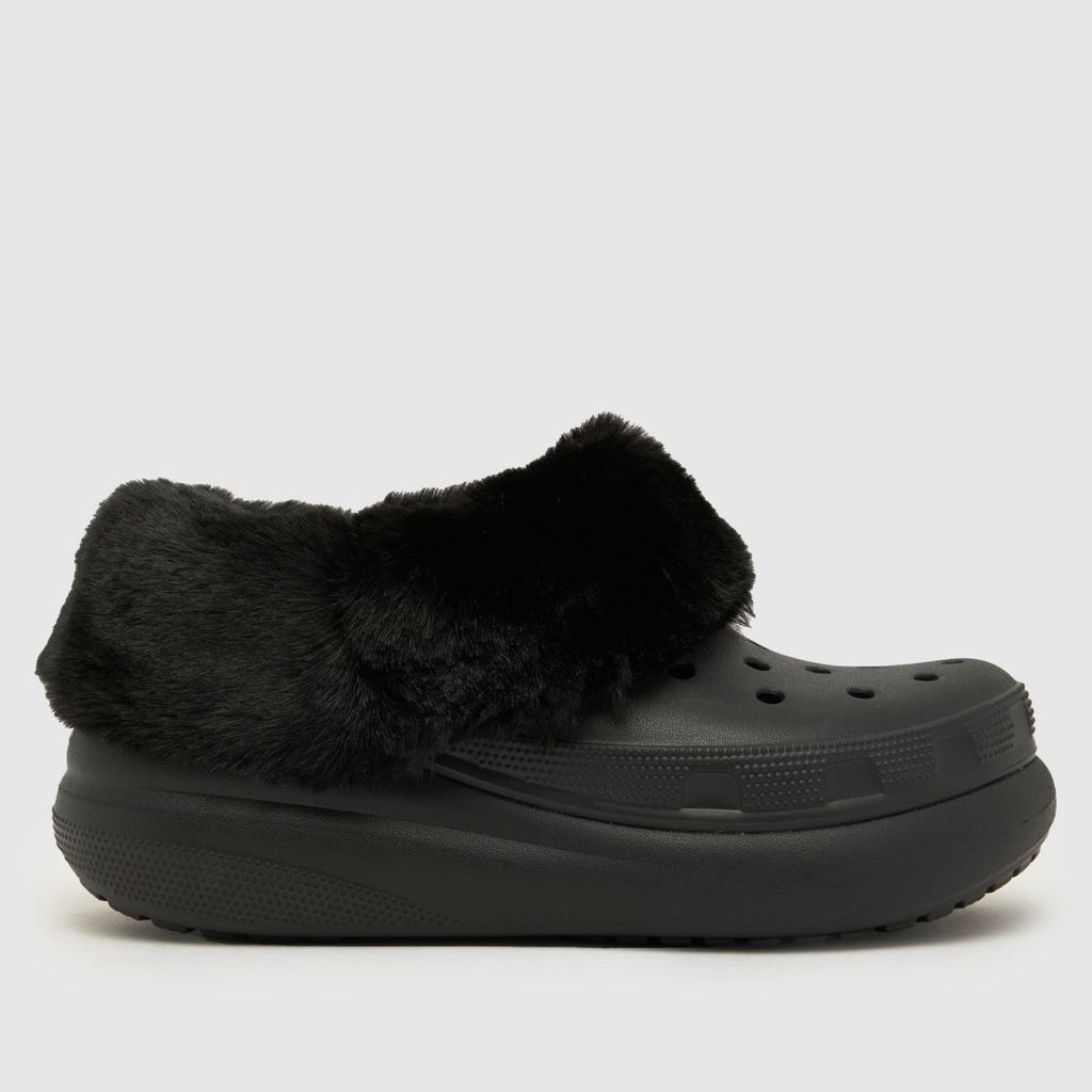 furever crush clog sandals in black