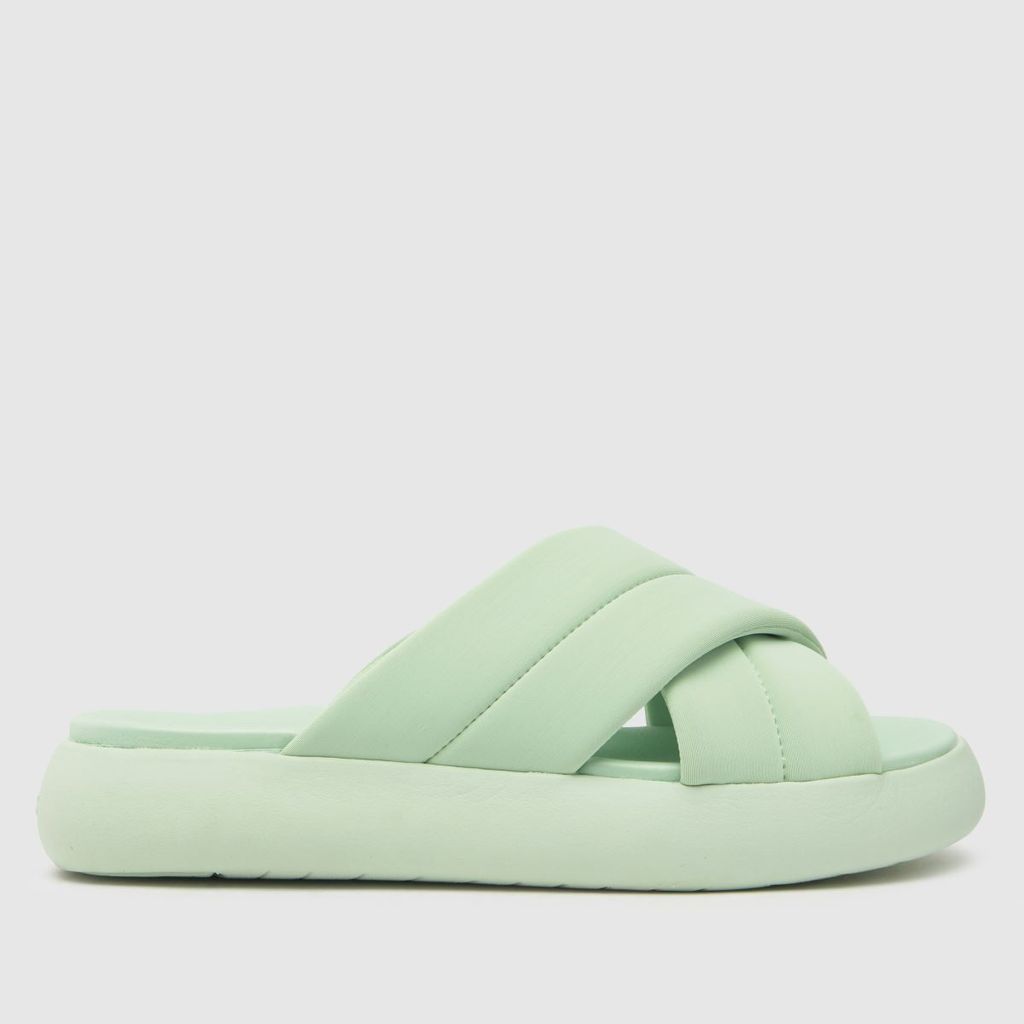 alpagarta mallow crossover sandals in light green