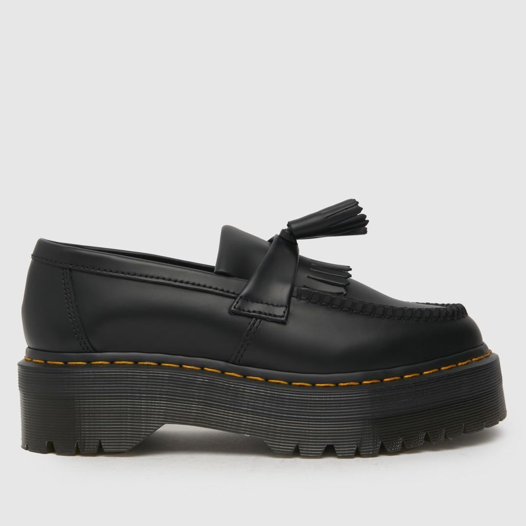 adrian loafer quad flat shoes in black
