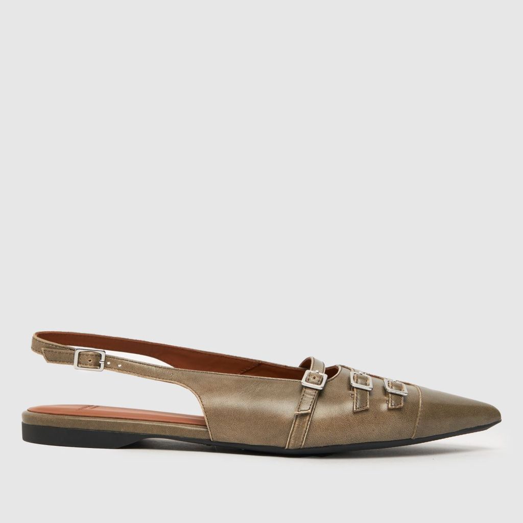hermine flat shoes in light grey
