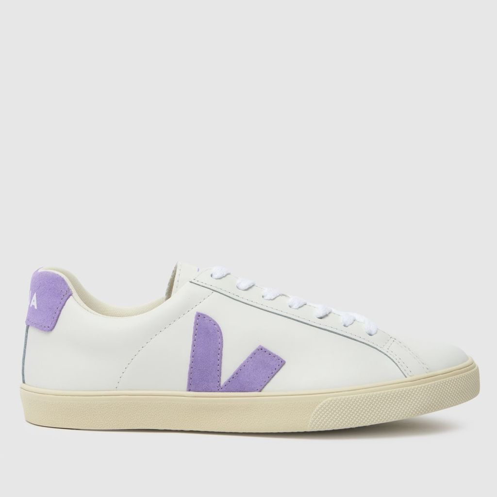 esplar trainers in white & purple