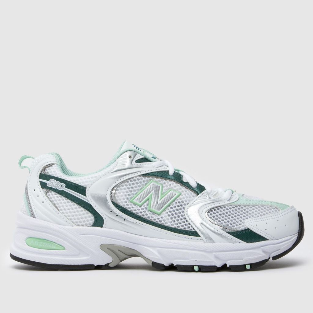 530 trainers in white & green