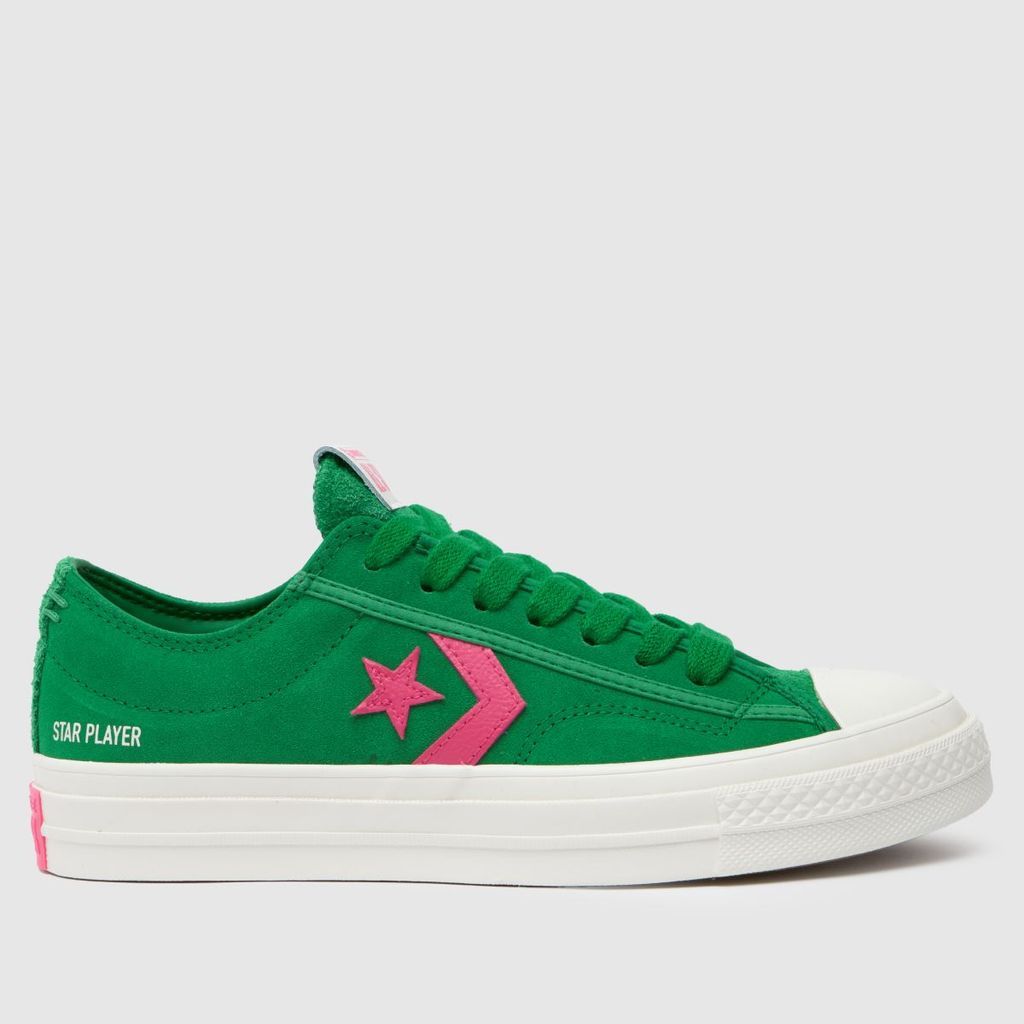 star player 76 trainers in green multi