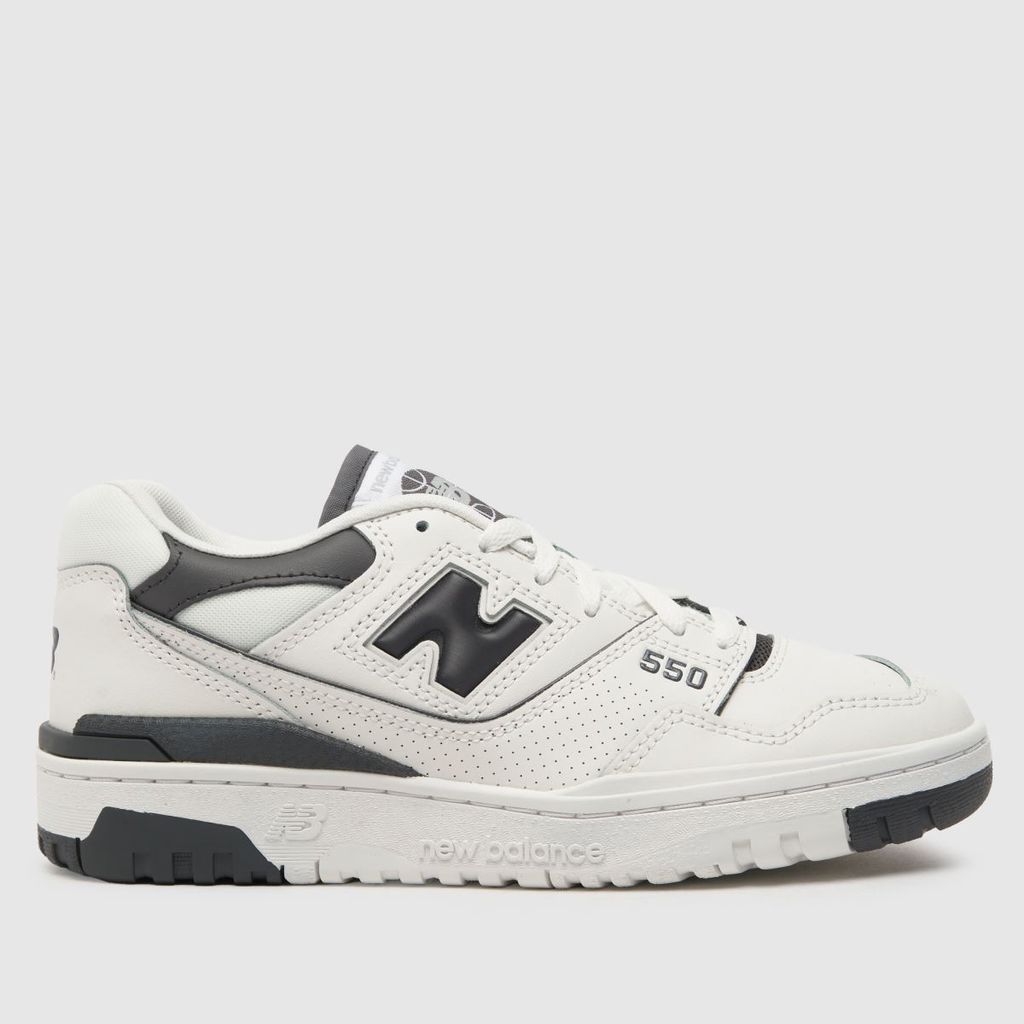 bb550 trainers in white & black