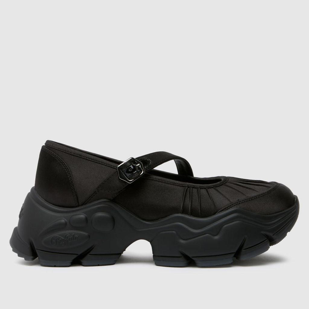binary ballet flat shoes in black