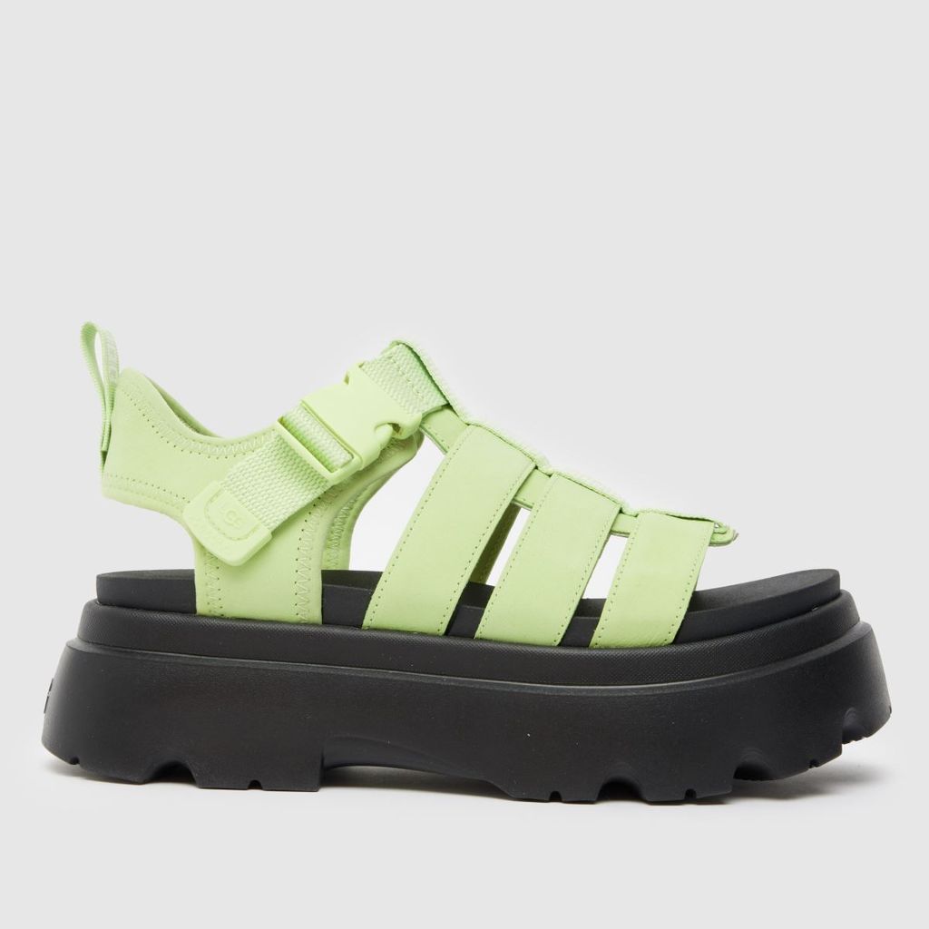 cora sandals in light green