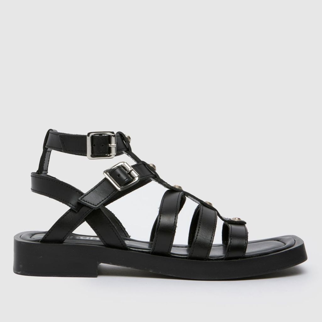 tempeny studded sandals in black