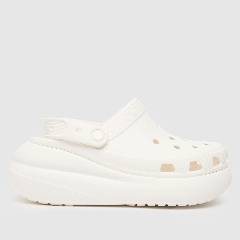 classic crush clog sandals in white
