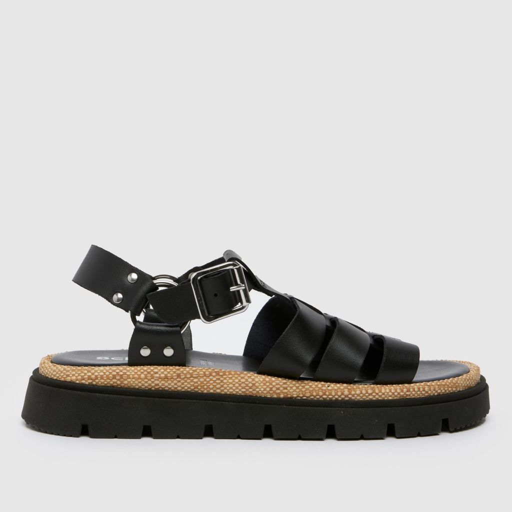 texas gladiator sandals in black