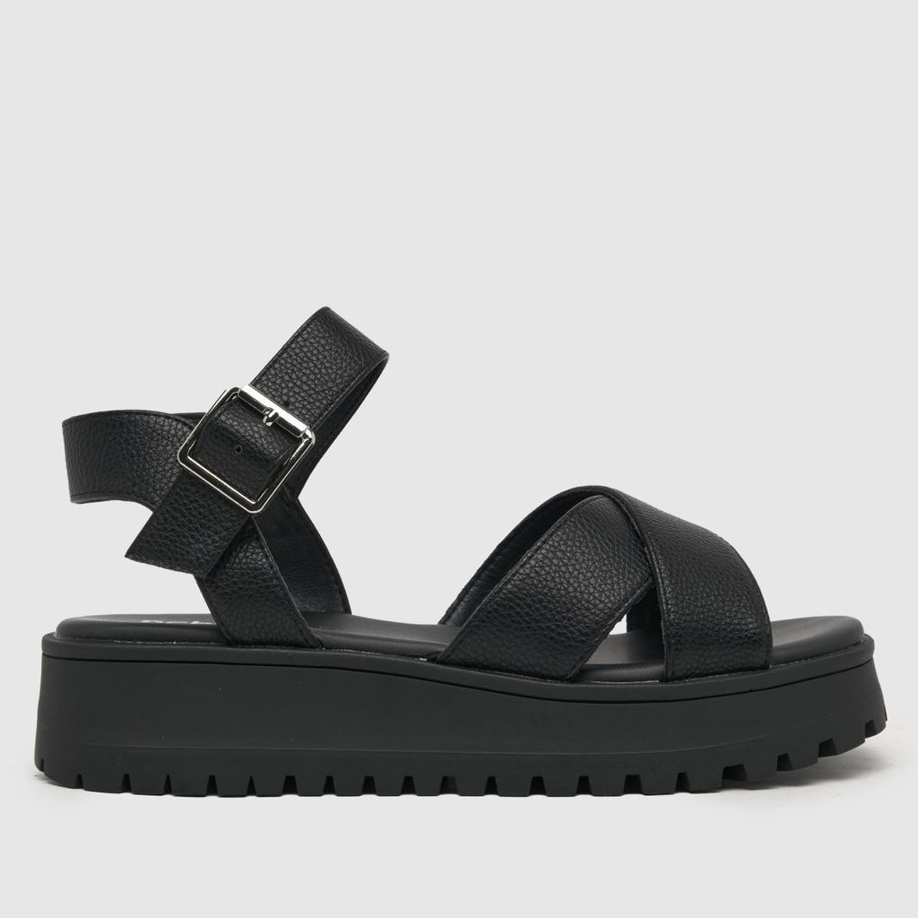 Wide Fit tera sandals in black