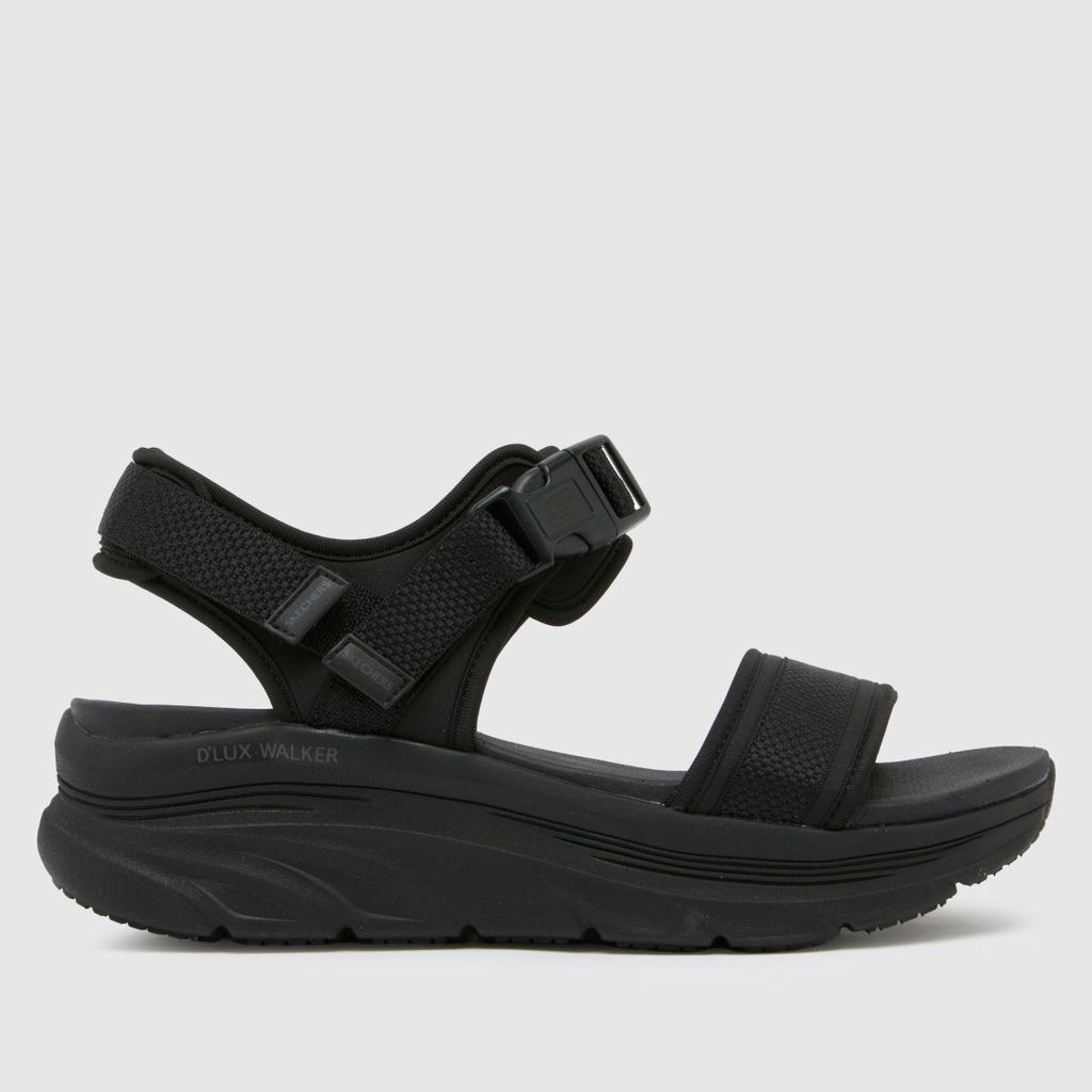 dlux walker sandals in black