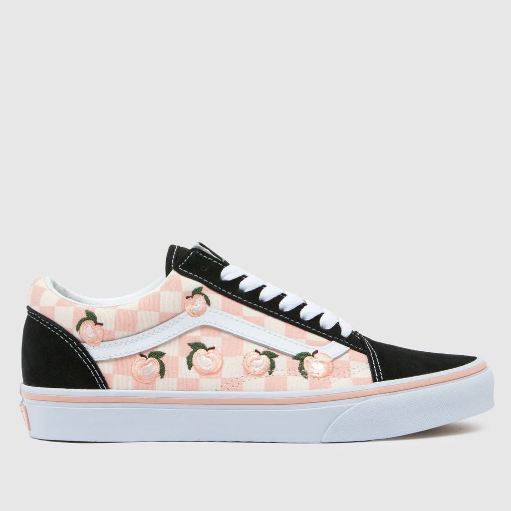old skool peaches trainers in pale pink