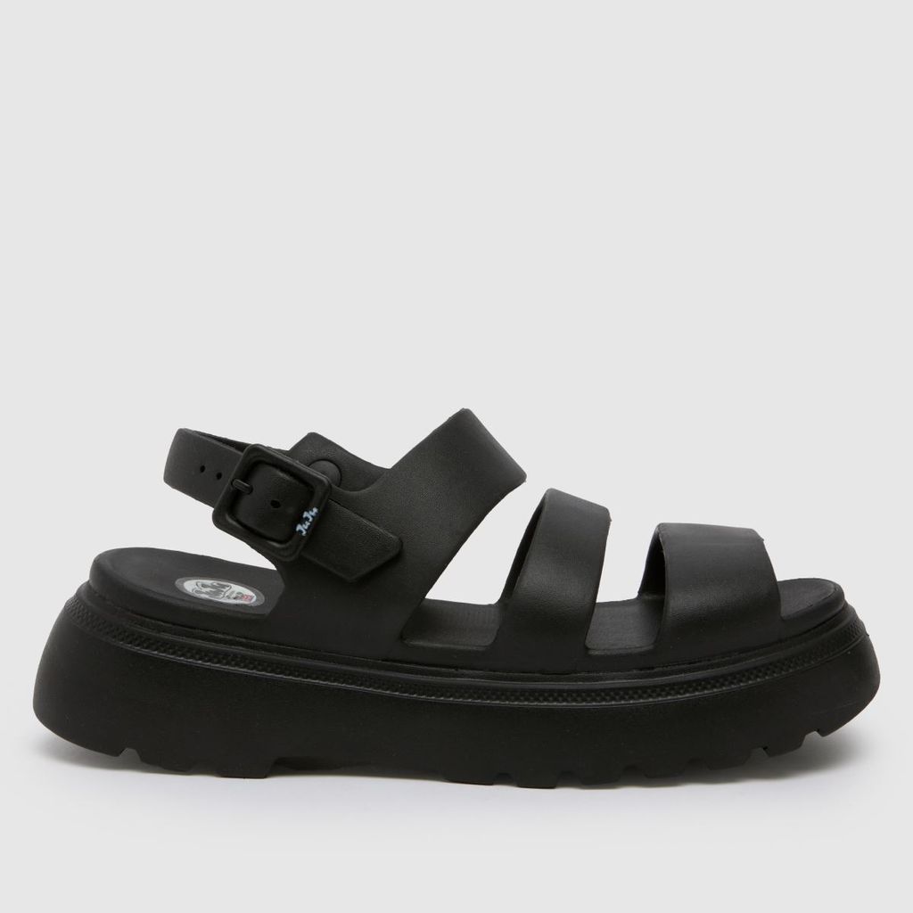 eva sandals in black