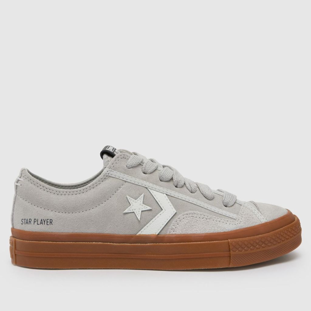 star player 76 trainers in light grey