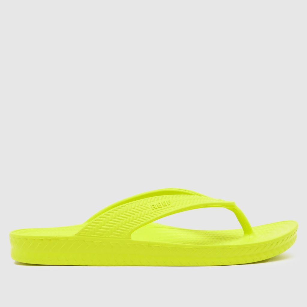 water court sandals in lime