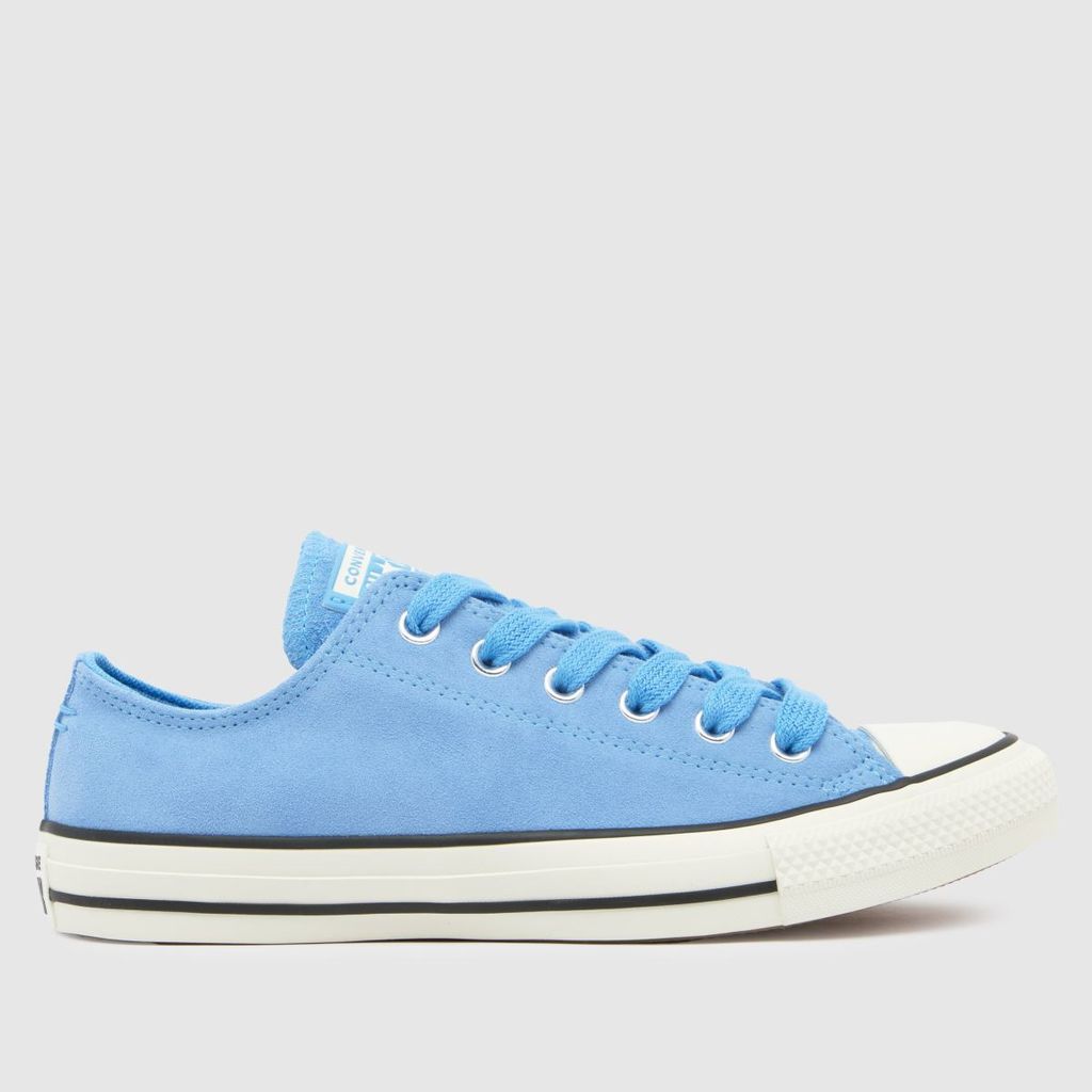 all star ox city kicks trainers in pale blue