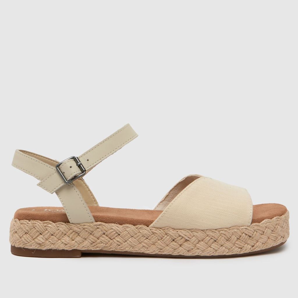 abby sandals in off-white multi