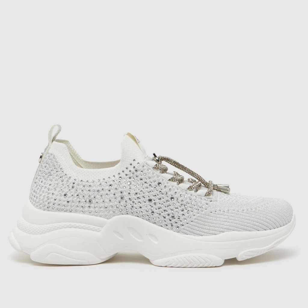 meter bling trainers in white