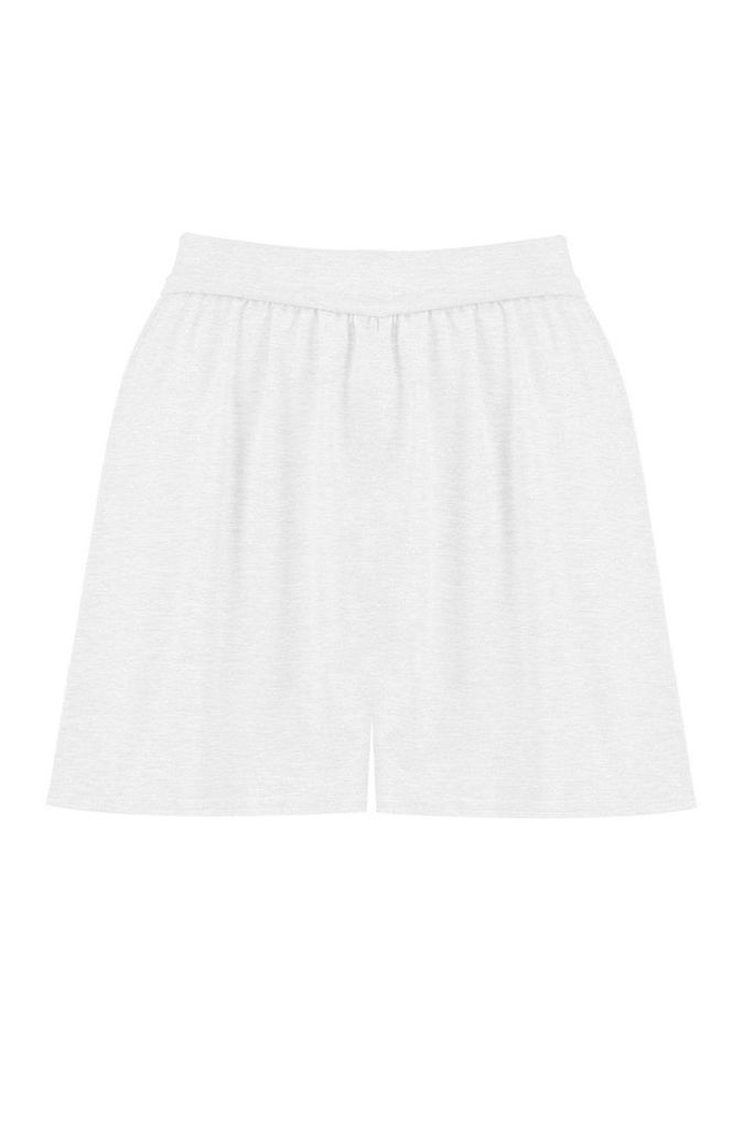 Womens Basic Flippy Shorts - White - 16, White