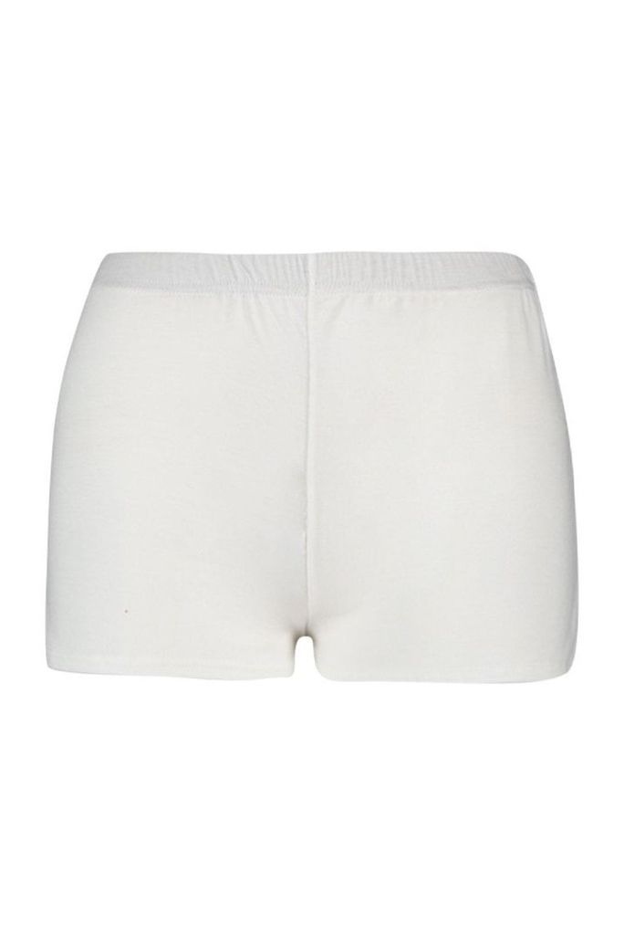 Womens Mix & Match Pyjama Short - white - 16, White