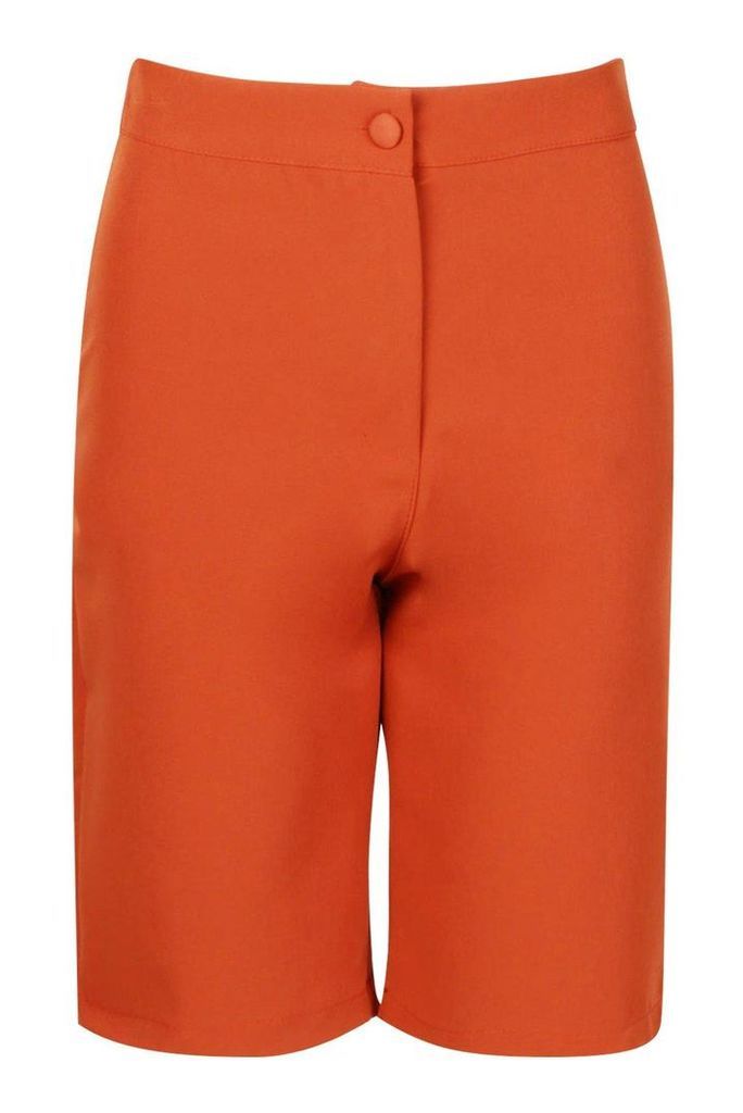 Womens Tailored City Shorts - orange - 12, Orange