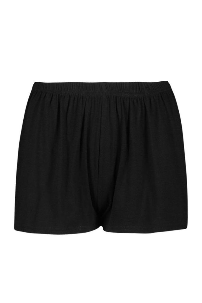 Womens Tall Jersey Flippy Shorts - black - 14, Black