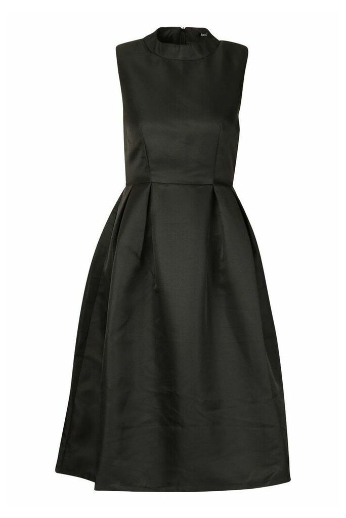 Womens Boutique High Neck Prom Dress - Black - 12, Black