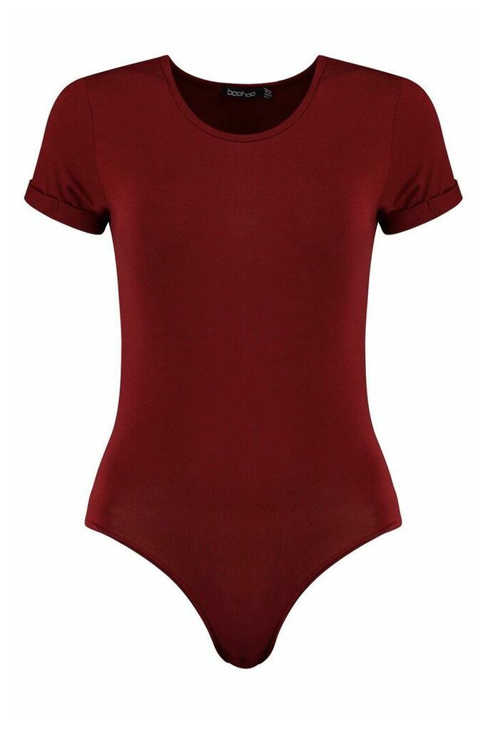Womens Tall T-Shirt Bodysuit - red - 14, Red