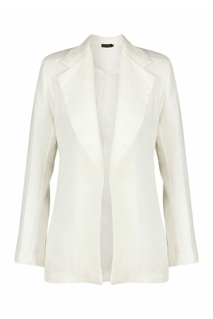 Womens Tailored Mix & Match Blazer - White - 12, White