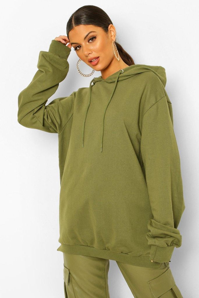 Womens Extreme Oversized Hoodie - Green - 6, Green