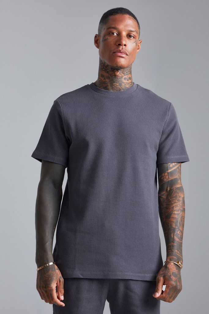 Men's Smart Slim Fit T-Shirt - Grey - S, Grey