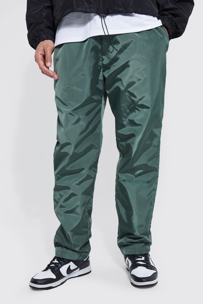 Men's Tall Elastic Waist Limited Edition Trouser - Green - S, Green