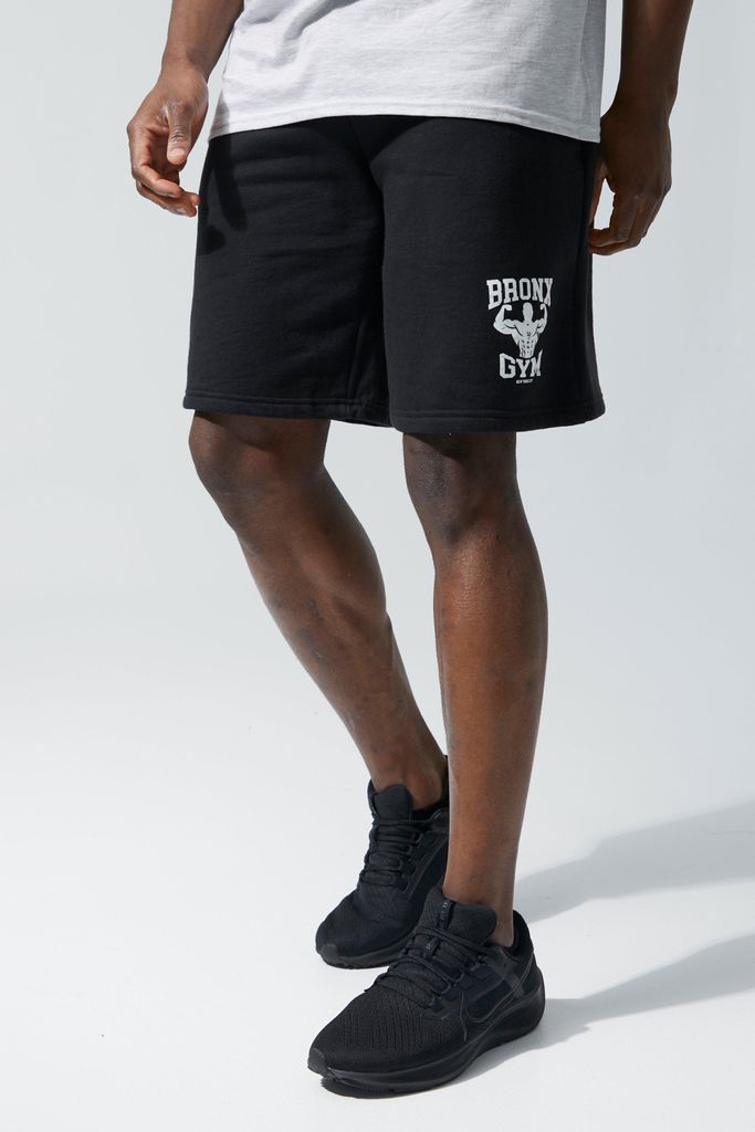 Men's Man Active Oversized Bronx Gym Shorts - Black - Xs, Black