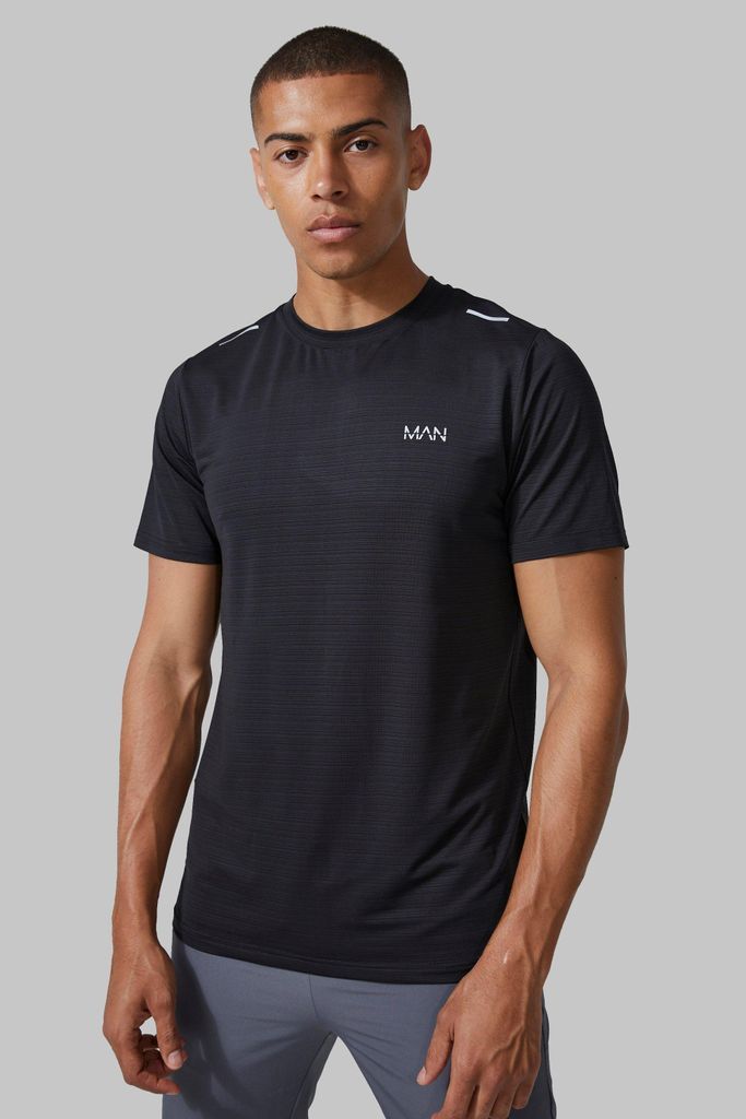 Men's Man Active Lightweight Performance T-Shirt - Black - S, Black