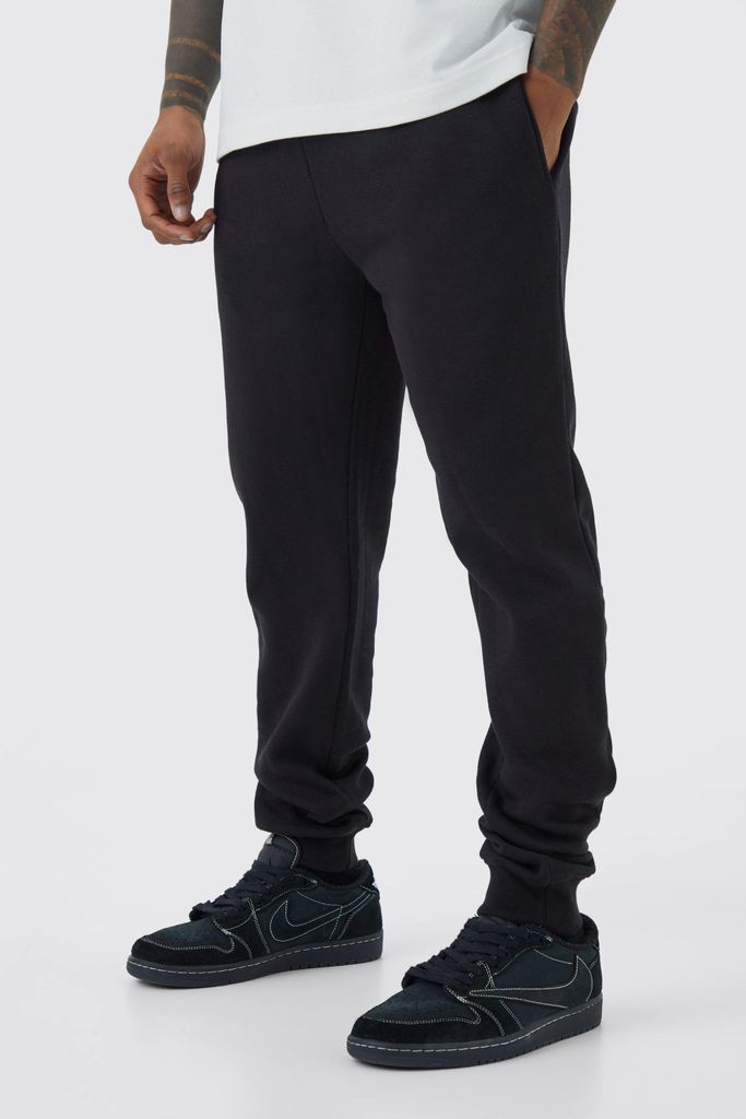 Men's Basic Skinny Fit Jogger - Black - S, Black