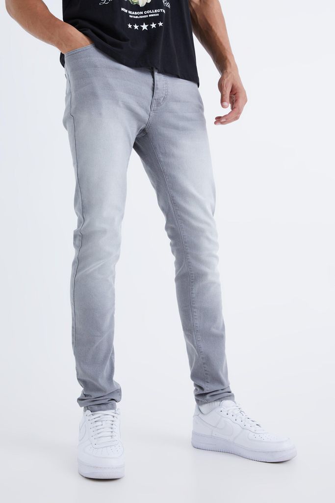 Men's Tall Skinny Stretch Jean - Grey - 30, Grey