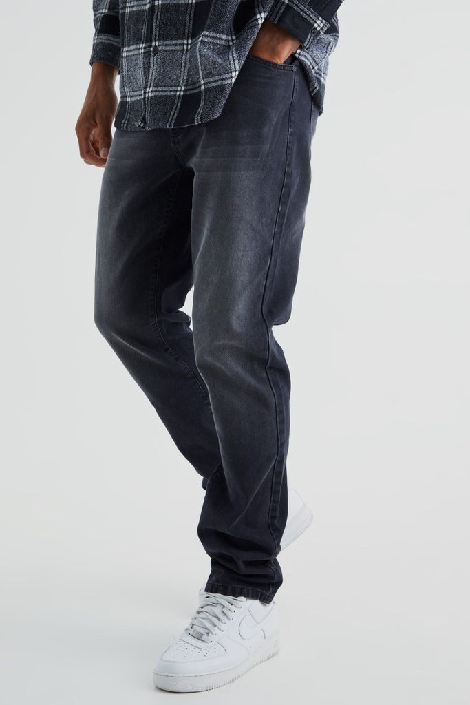 Men's Tall Straight Rigid Jean - Black - 30, Black