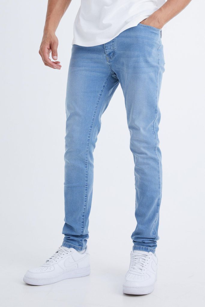Men's Tall Skinny Stretch Jean - Blue - 30, Blue