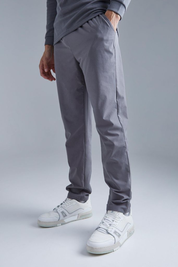 Men's Technical Stretch Slim Trouser - Grey - S, Grey