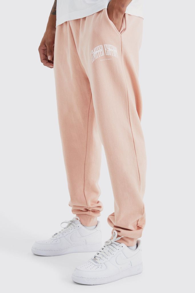 Men's Oversized Limited Edition Graphic Jogger - Pink - S, Pink