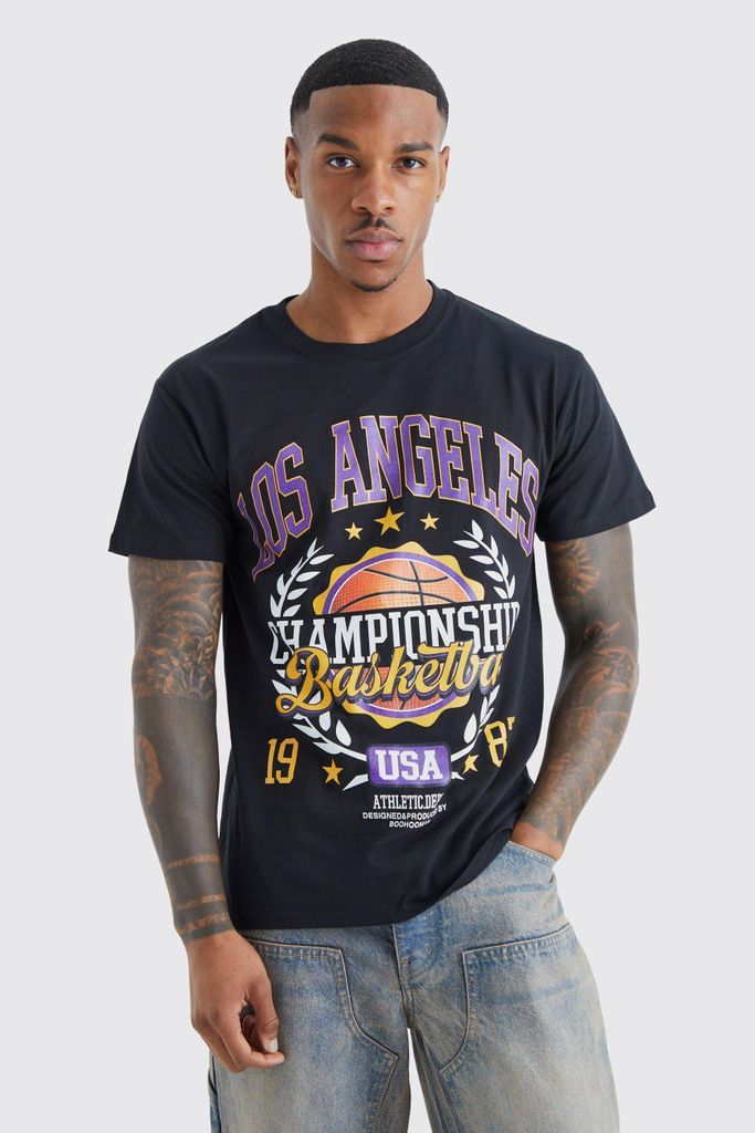 Men's Los Angeles Graphic T-Shirt - Black - S, Black