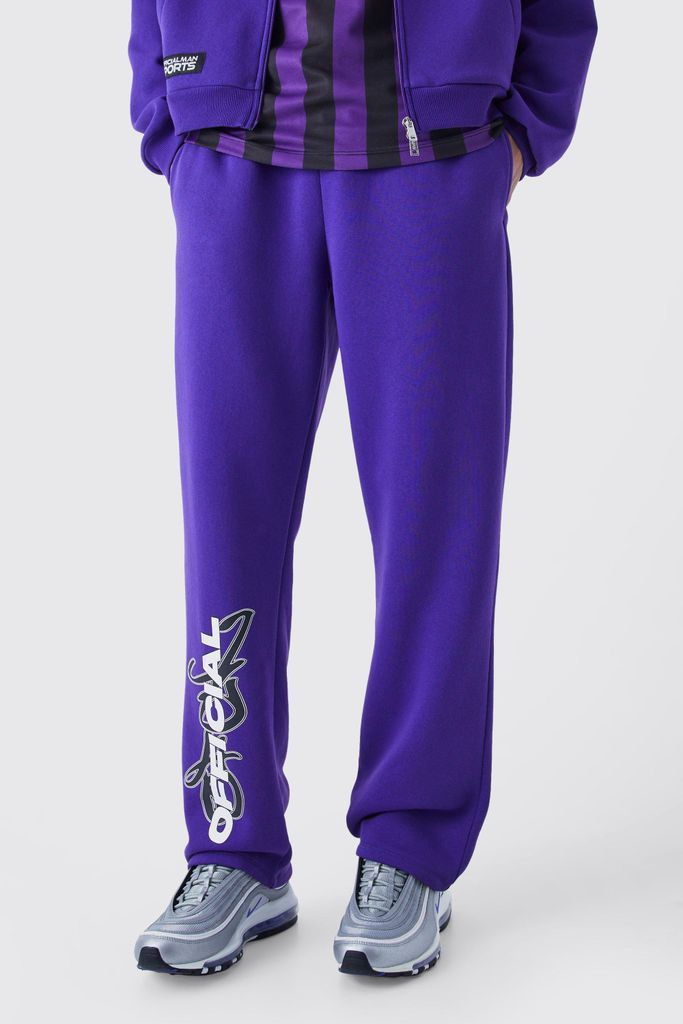 Men's Official Relaxed Jogger - Purple - S, Purple